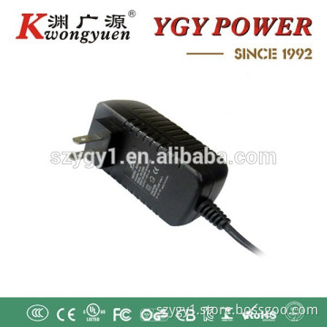 plug in connection and DC 12V 1A output type wall mount adapter with PSE UL